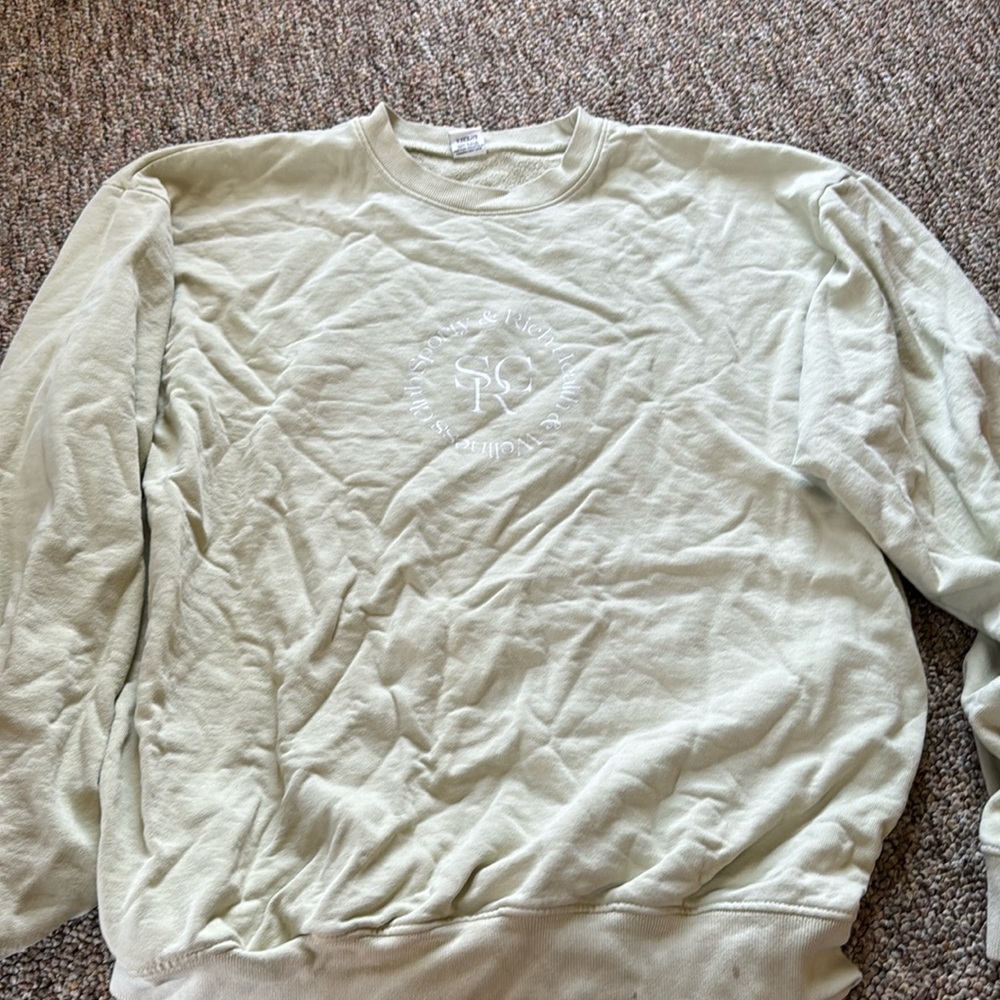 Sporty & Rich Light Sage Crewneck Sweatshirt